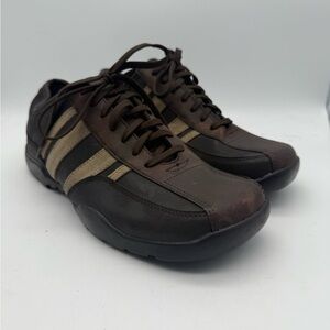 NEW Vintage Mens Union Bay Brown Leather Casual Lace up Shoes Sz 10